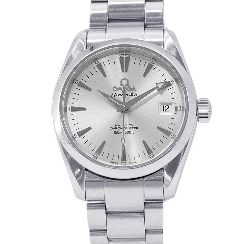 OMEGA Seamaster Aqua Terra Date W36.2mm Stainless Steel Silver Dial2504.3