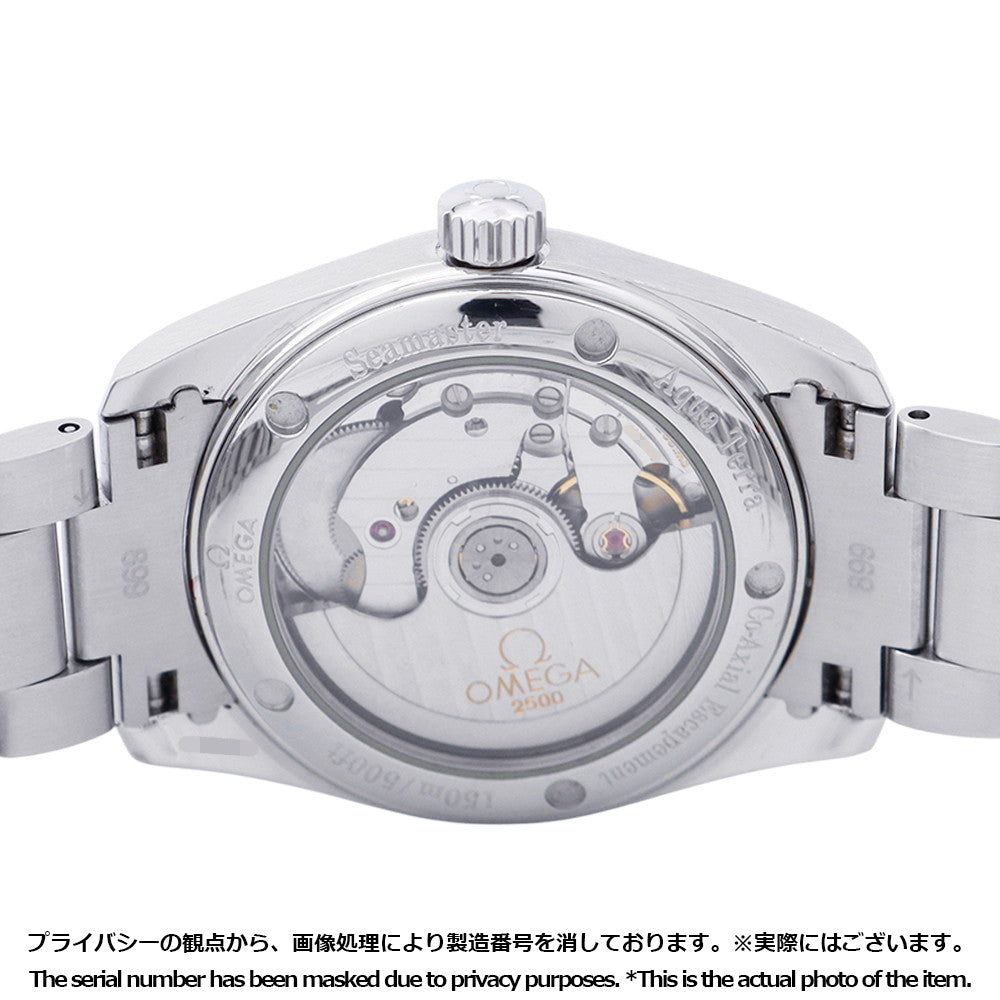 OMEGA Seamaster Aqua Terra Date W36.2mm Stainless Steel Silver Dial2504.3