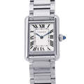 CARTIER Tank mast SM H29.5mm×W22mm Stainless Steel Silver DialWSTA0051