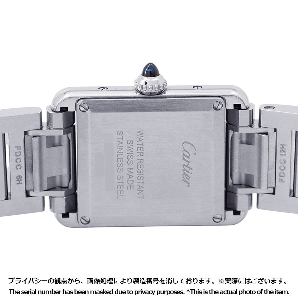 CARTIER Tank mast SM H29.5mm×W22mm Stainless Steel Silver DialWSTA0051