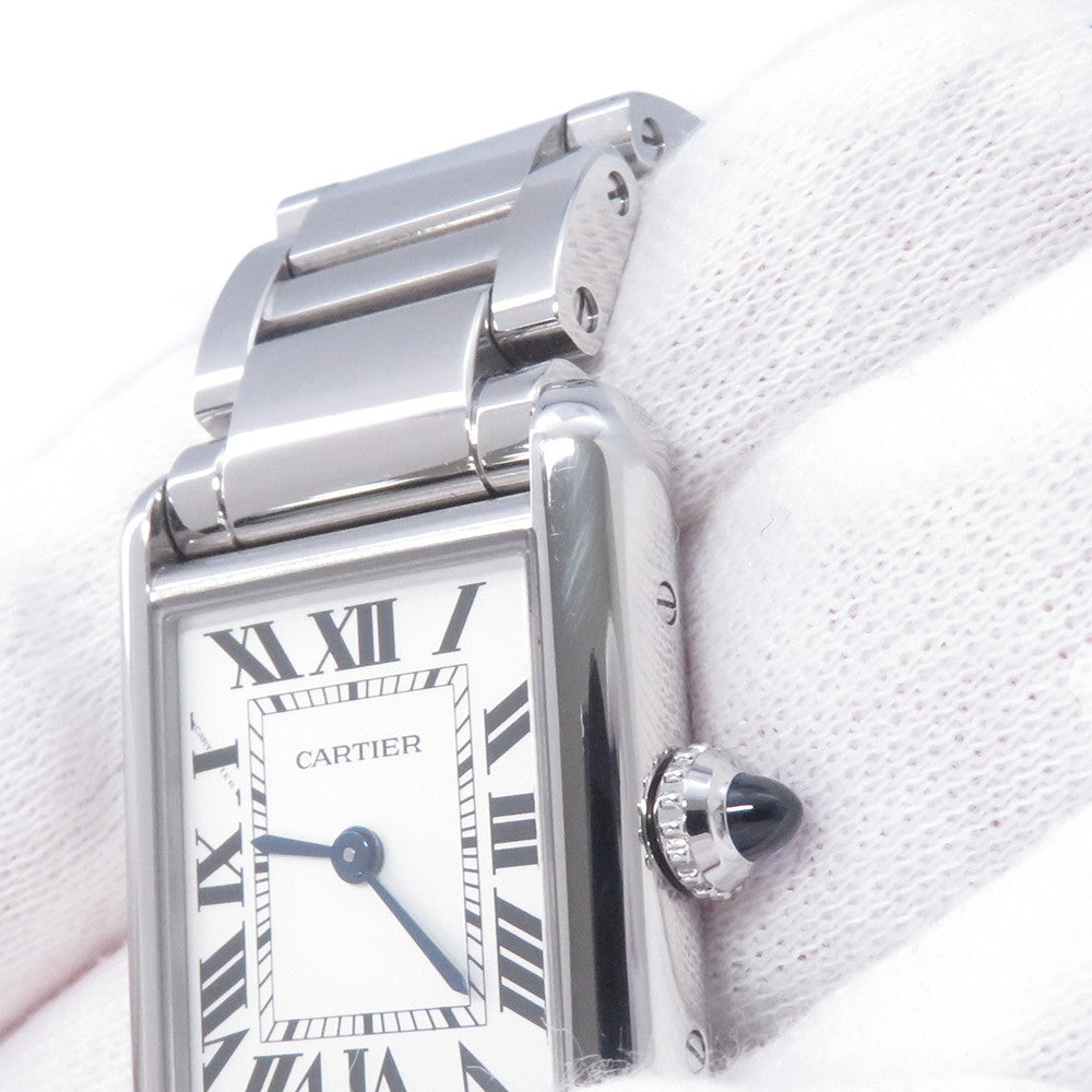 CARTIER Tank mast SM H29.5mm×W22mm Stainless Steel Silver DialWSTA0051