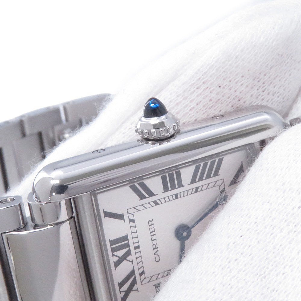 CARTIER Tank mast SM H29.5mm×W22mm Stainless Steel Silver DialWSTA0051