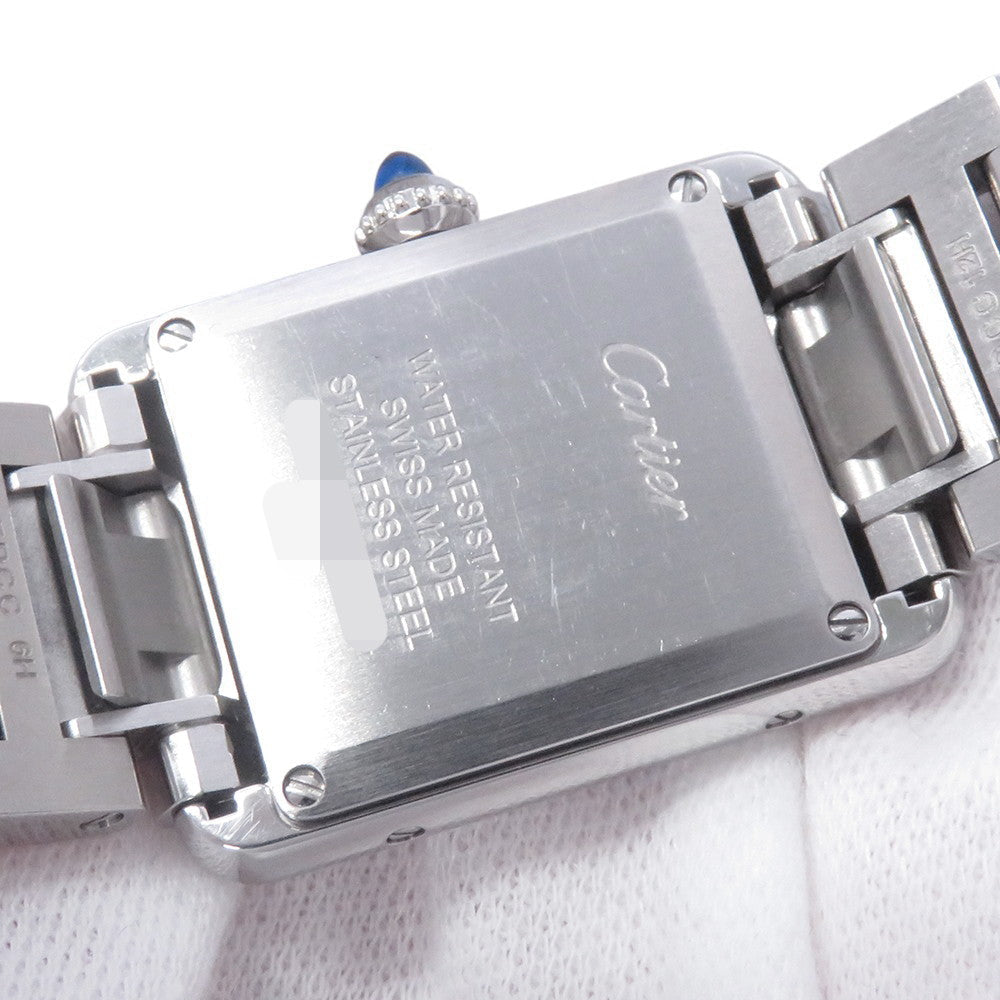CARTIER Tank mast SM H29.5mm×W22mm Stainless Steel Silver DialWSTA0051