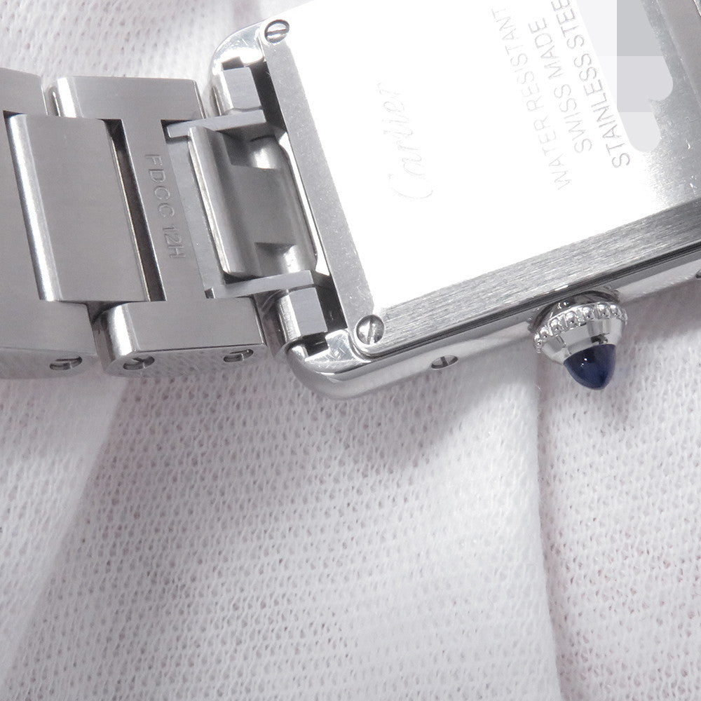 CARTIER Tank mast SM H29.5mm×W22mm Stainless Steel Silver DialWSTA0051