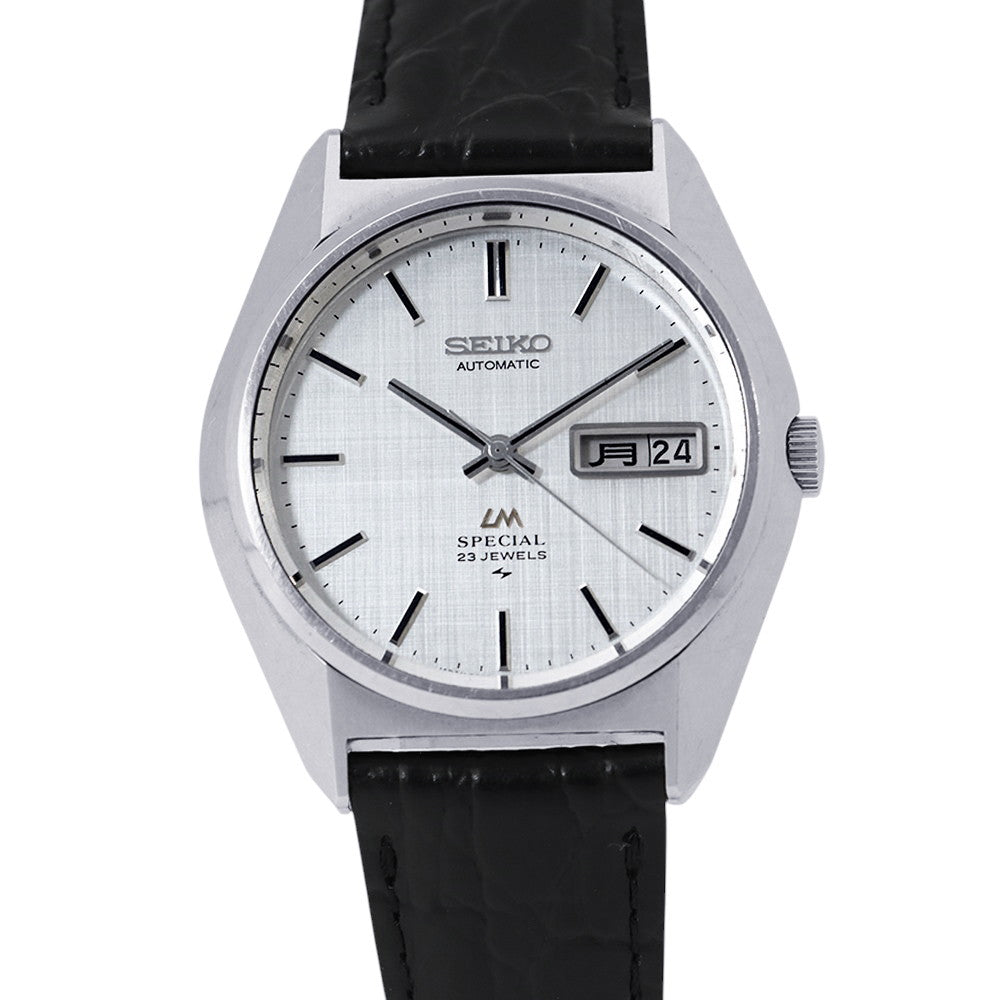 SEIKO Roadmatic Special W37mm Stainless Steel Leather Silver Dial5216-8020