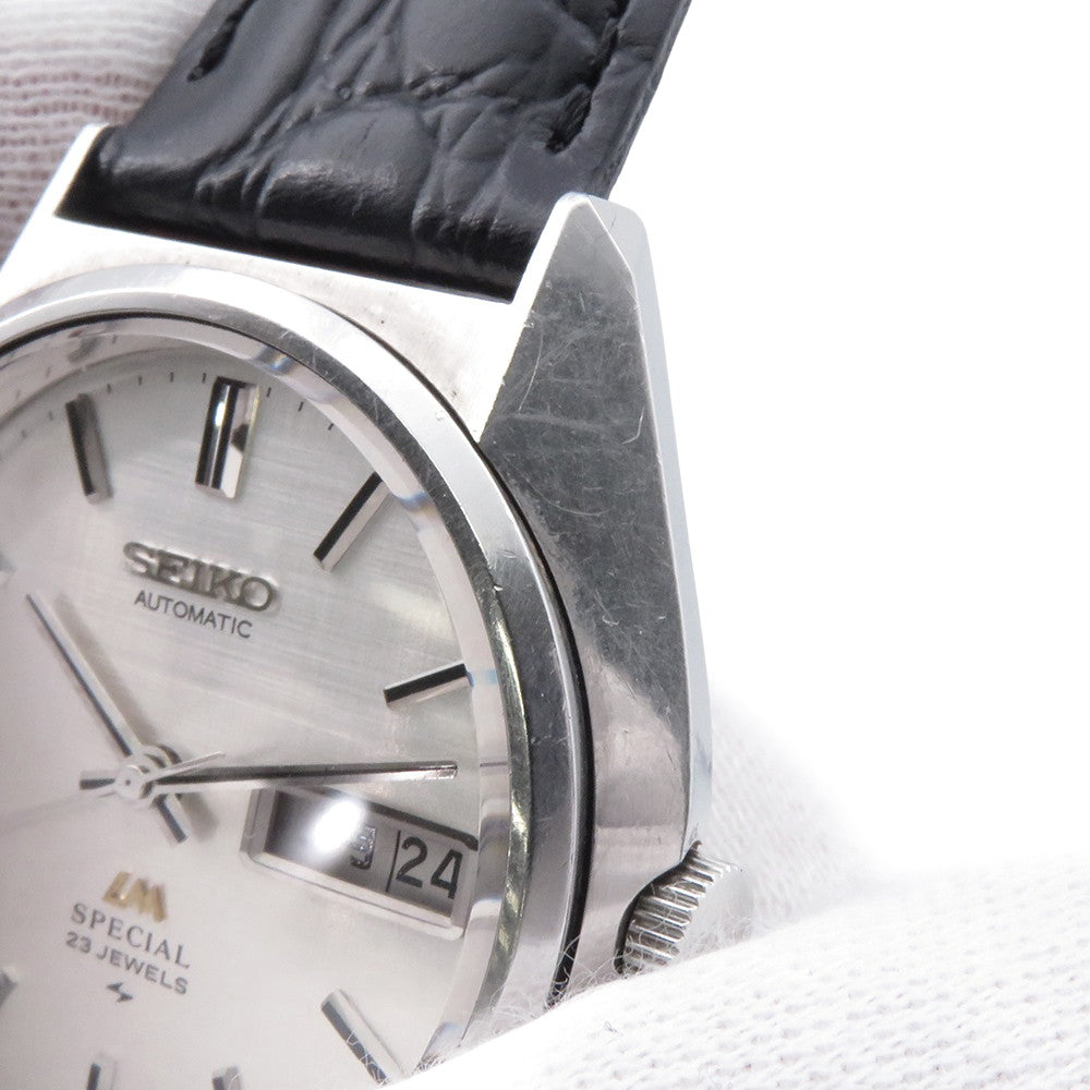 SEIKO Roadmatic Special W37mm Stainless Steel Leather Silver Dial5216-8020