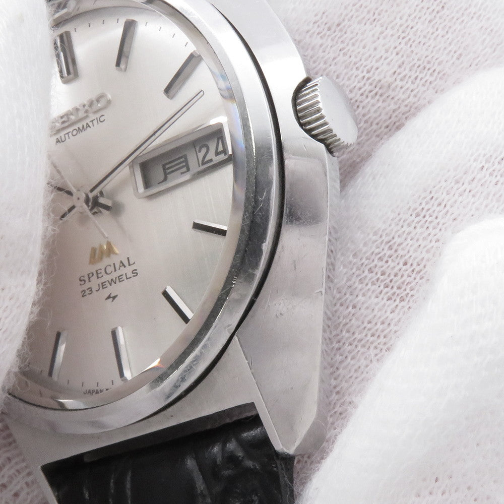 SEIKO Roadmatic Special W37mm Stainless Steel Leather Silver Dial5216-8020