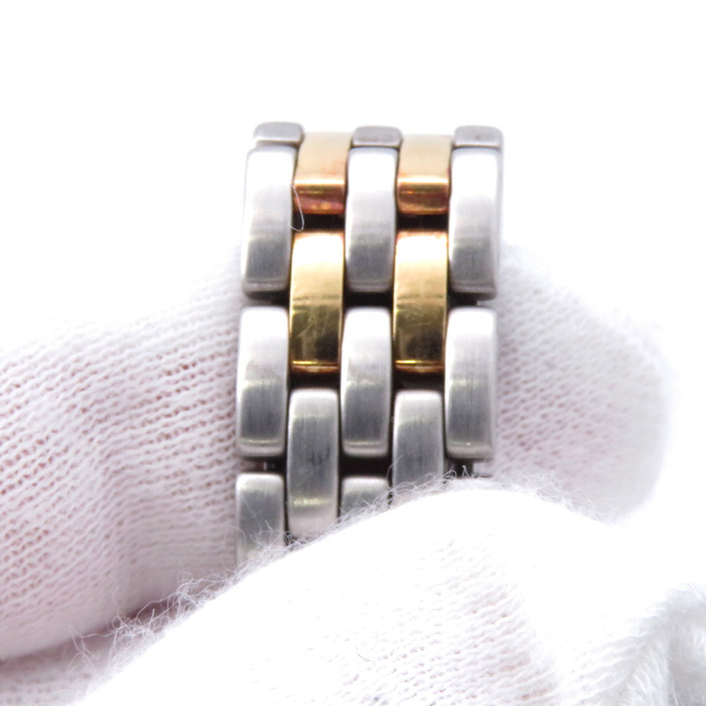 CARTIER PANTHERE SM 2 Row H30mm×W22mm Stainless Steel K18YG Ivory DialW25029B6