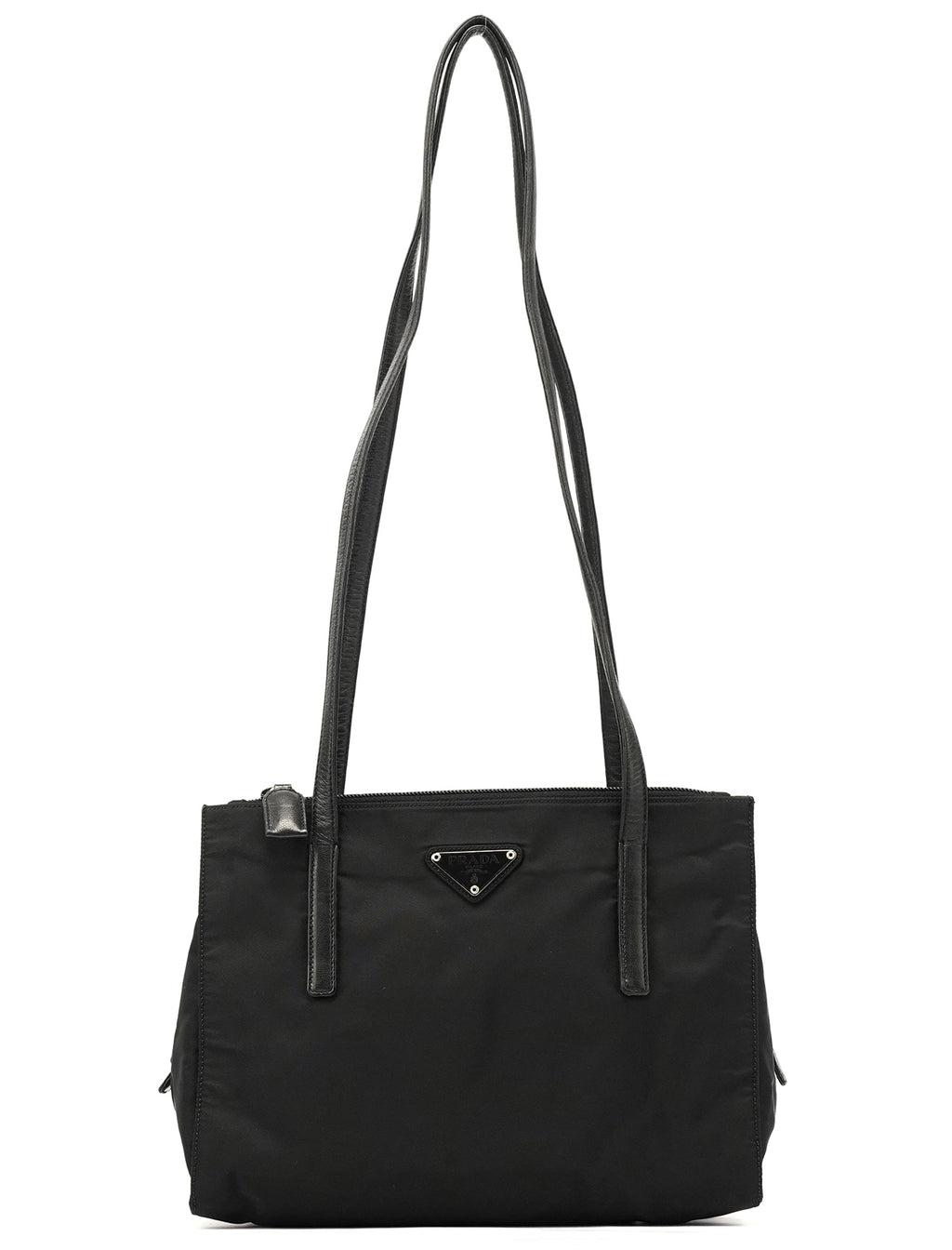 Black Tessuto Nappa Nylon Tote Bag