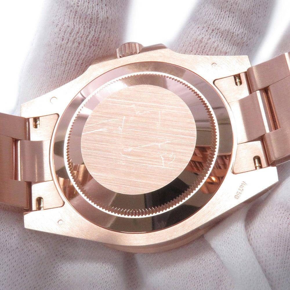 ROLEX GMT MasterII W40mm 18K Pink Gold Black Dial126715CHNR