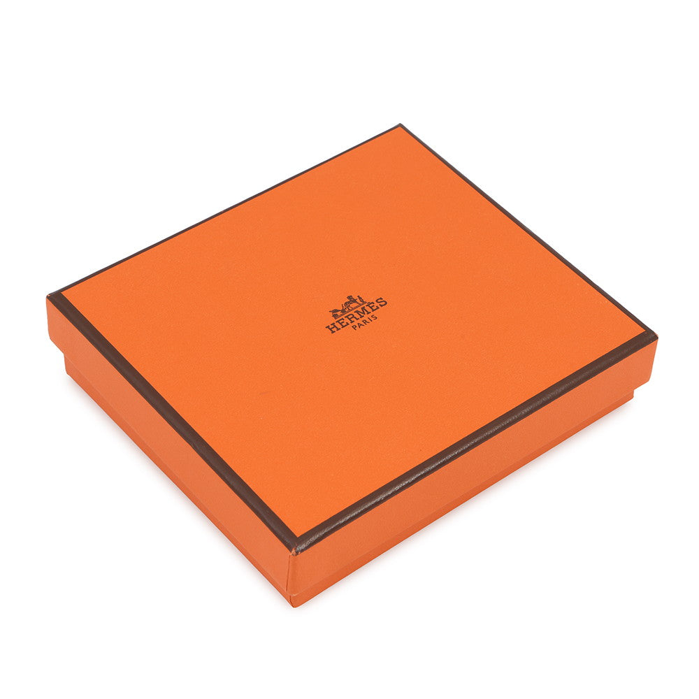 HERMES Azap compact silk in Gold Evercolor
