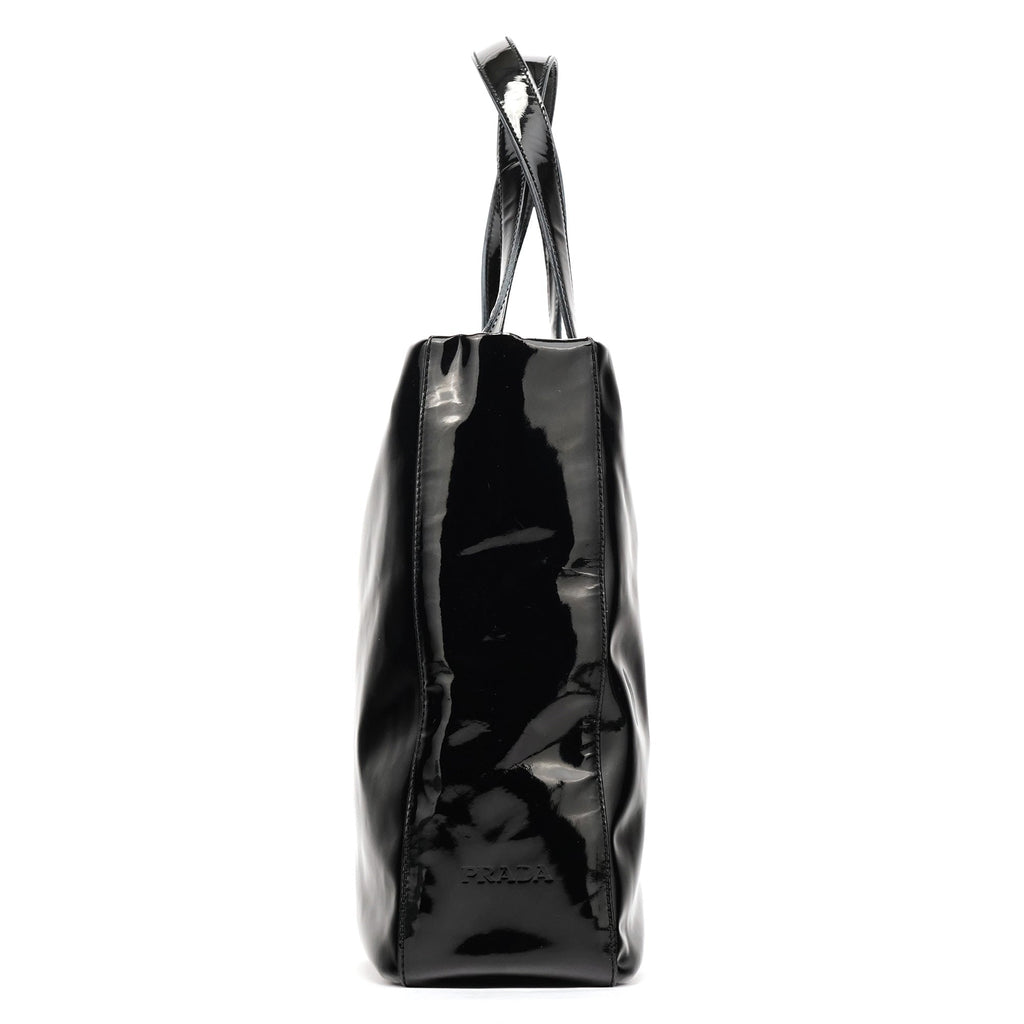 B8157 Black Spazzolato Tote Bag