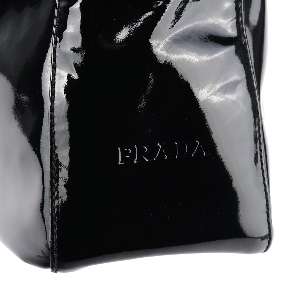 B8157 Black Spazzolato Tote Bag