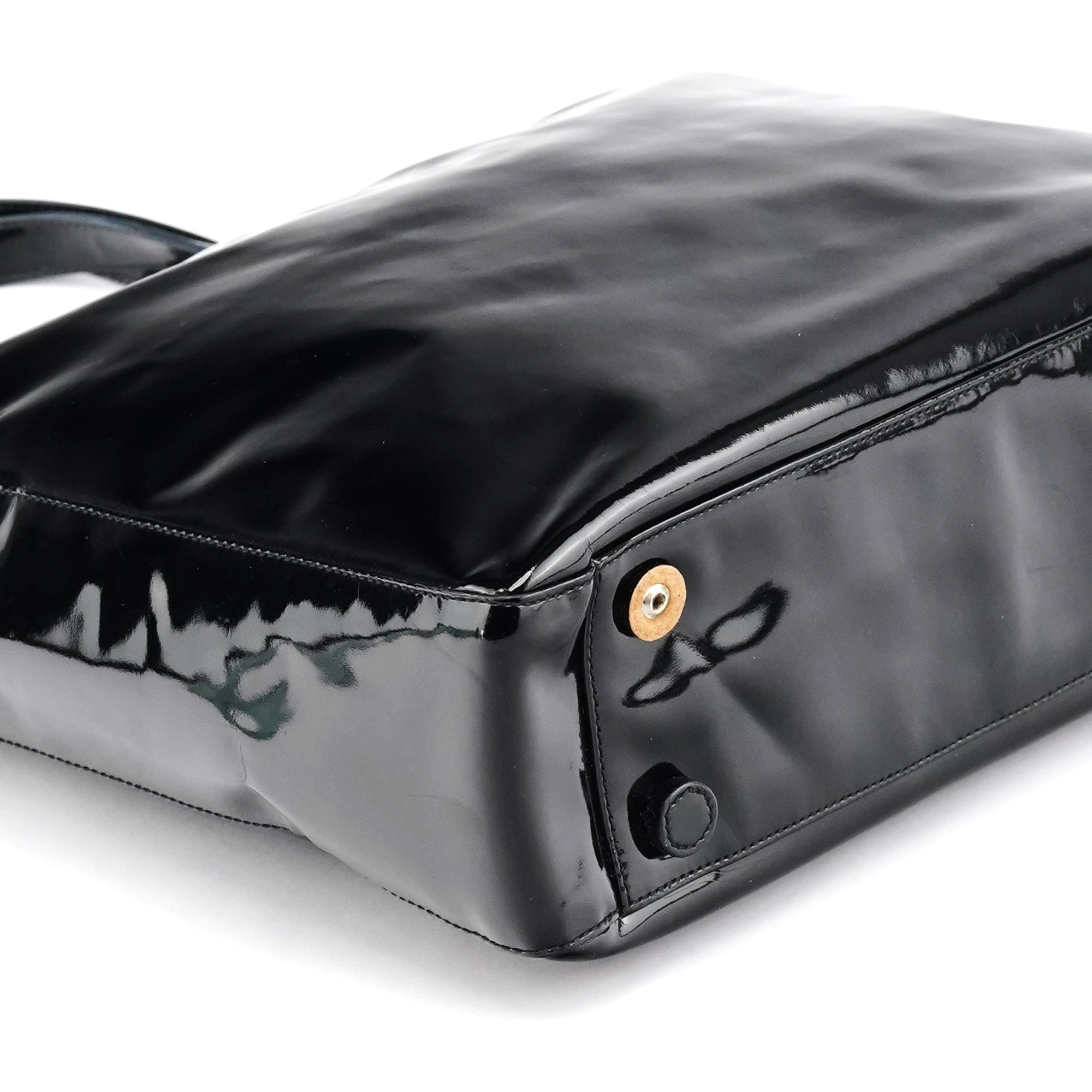 B8157 Black Spazzolato Tote Bag