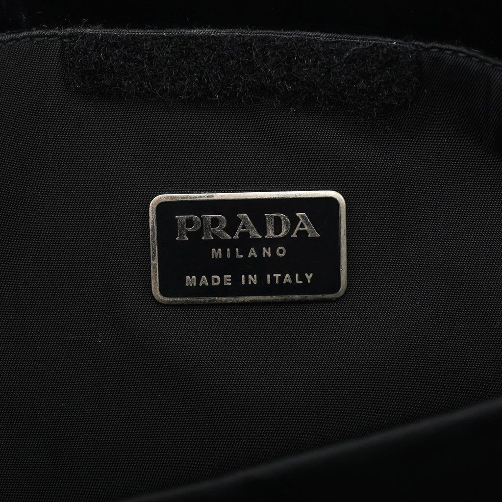 B8157 Black Spazzolato Tote Bag