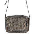 BURBERRY TBMonogram Shoulder Bag Black/Orange/White PVC Leather
