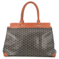 GOYARD Bellecious Black/Tan PVC Leather Size MM