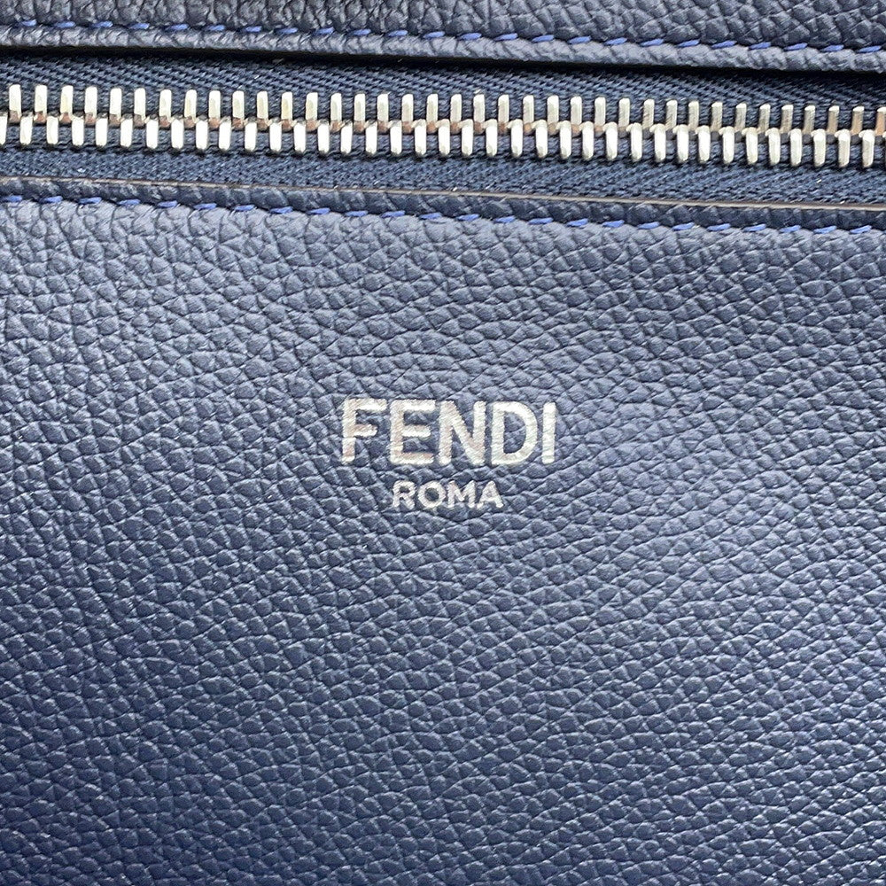 FENDI Go-to-Shopper Tote Navy/Blue7VA610 Canvas Leather