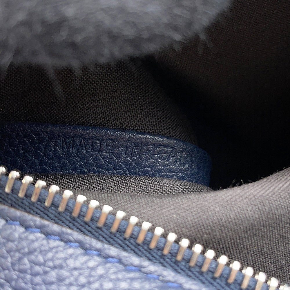 FENDI Go-to-Shopper Tote Navy/Blue7VA610 Canvas Leather