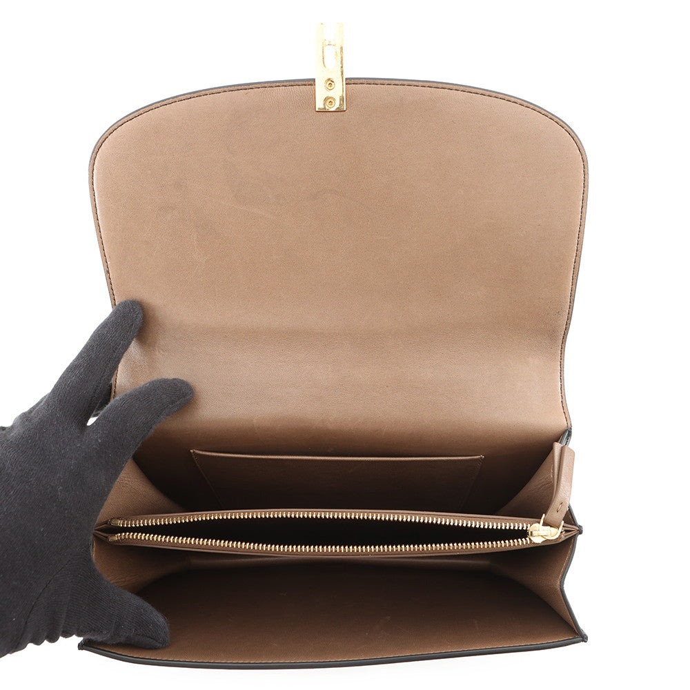 The Row Sophia Handbag BlackW1446L60 Leather Size 10