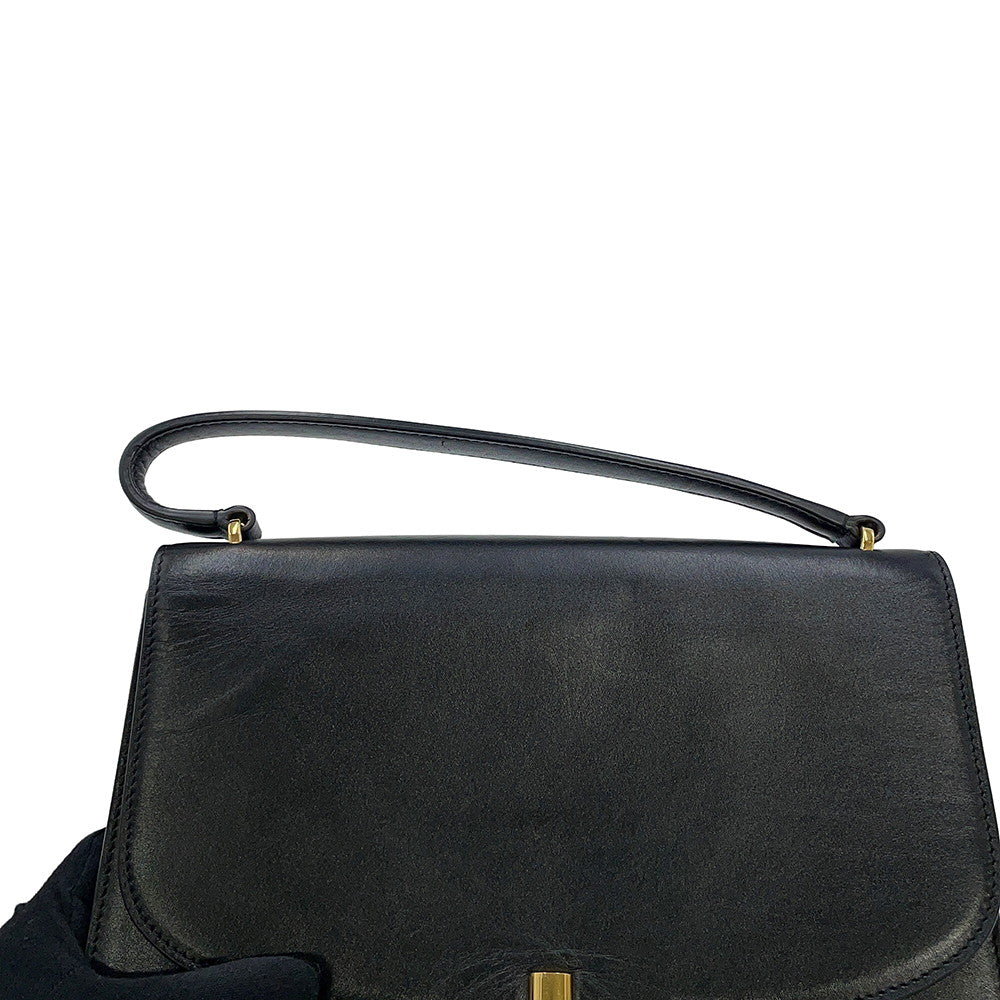 The Row Sophia Handbag BlackW1446L60 Leather Size 10