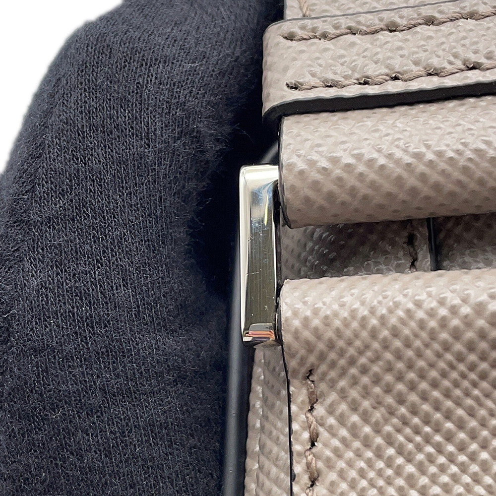PRADA Saffiano Leather Shoulder Bag Greige2VD065 Leather