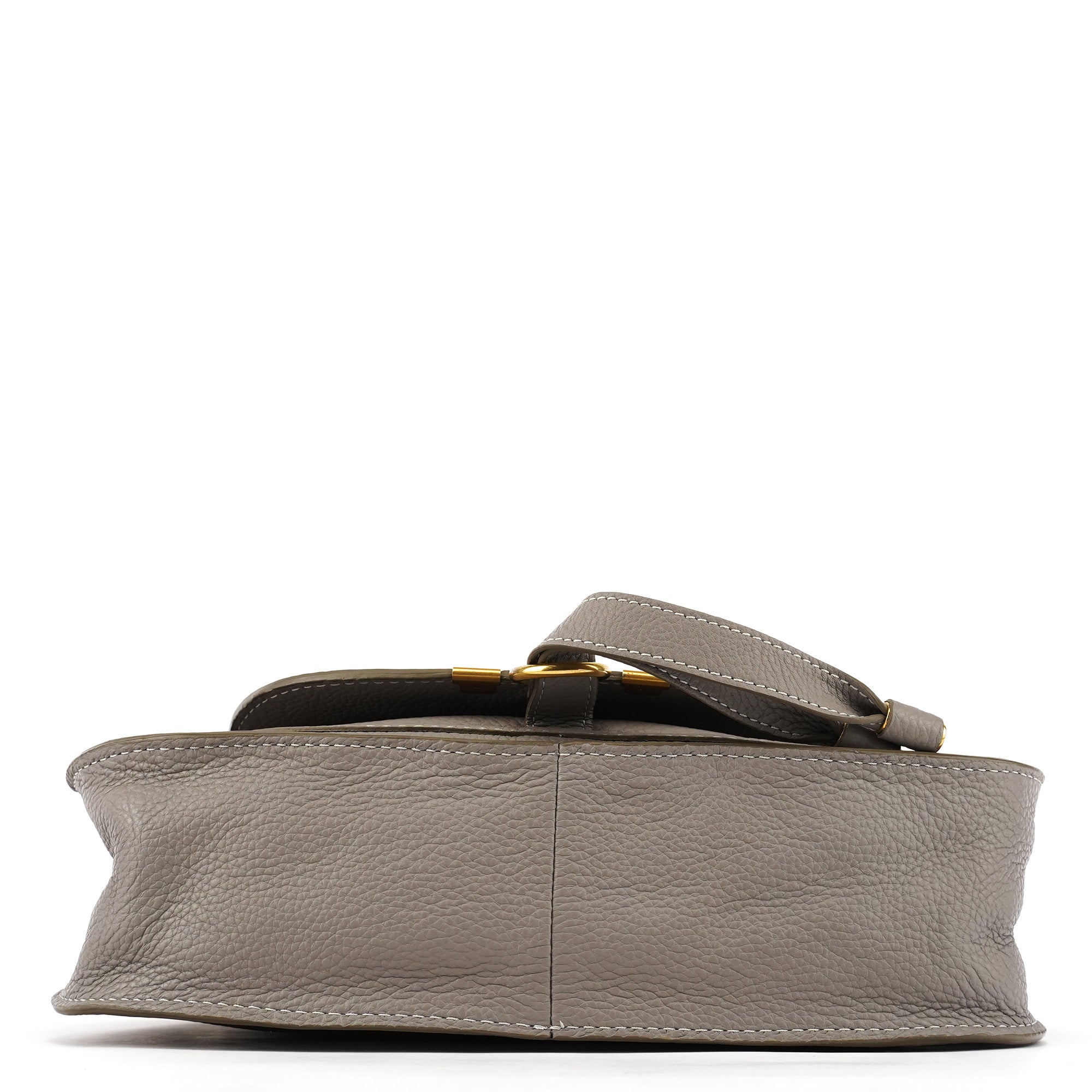 Grey Leather Marcie 2-Way Bag