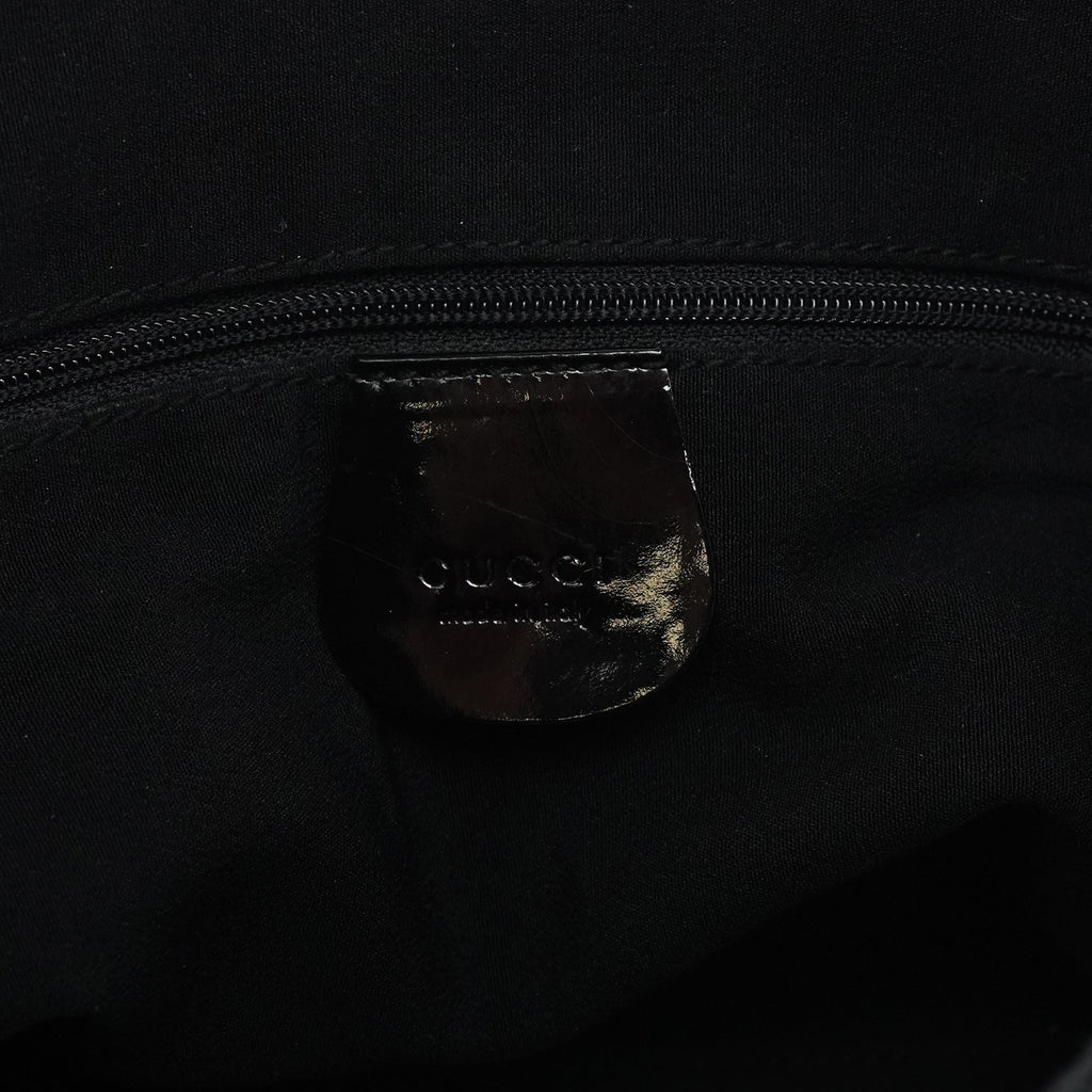 1997 Black GG Velvet Shoulder Bag