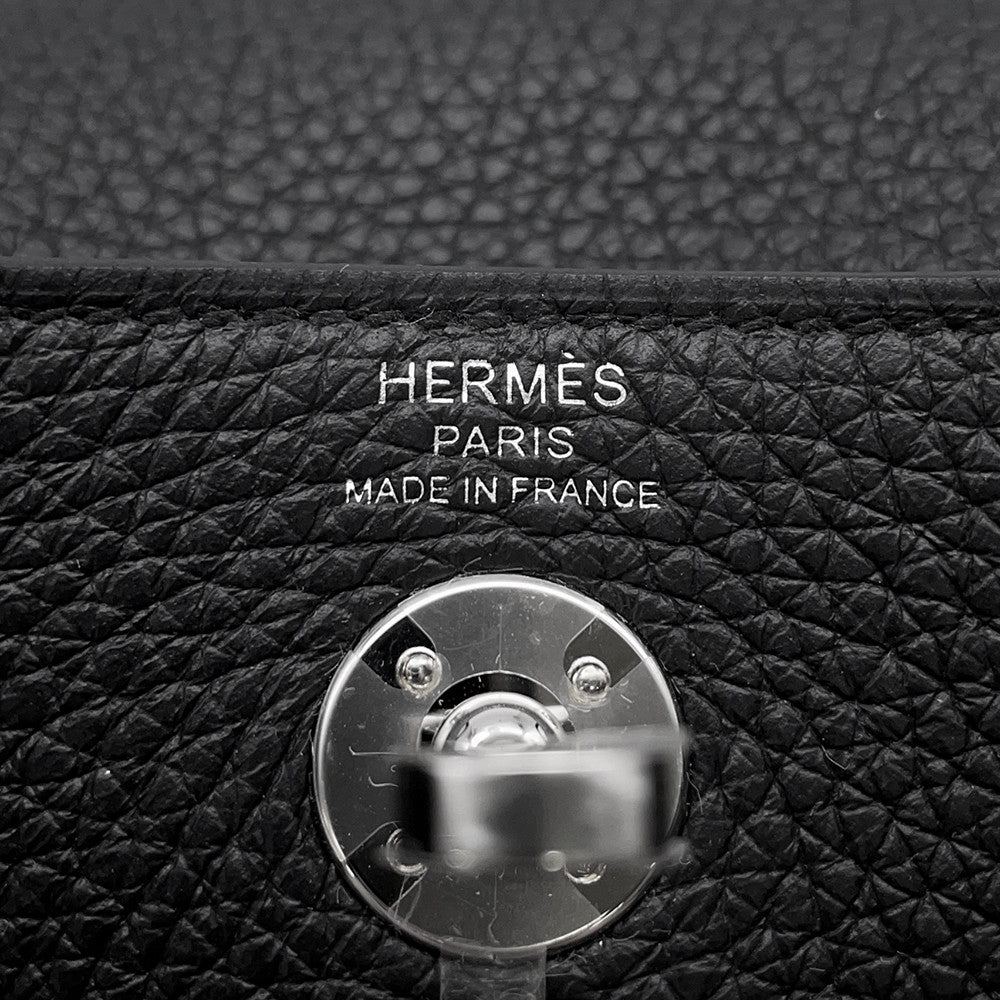 HERMES Lindy Black Taurillon Clemence Size Mini