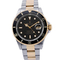 ROLEX Submariner Date W40mm Stainless Steel K18YG Black Dial16613