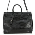 SAINT LAURENT PARIS Sac de Jules Souple Large 2WAY Tote Bag Black478167 Croco embossed leather