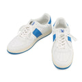 LOUIS VUITTON Rivoli Line Sneakers White/Blue1A5Y0X Leather Size 7