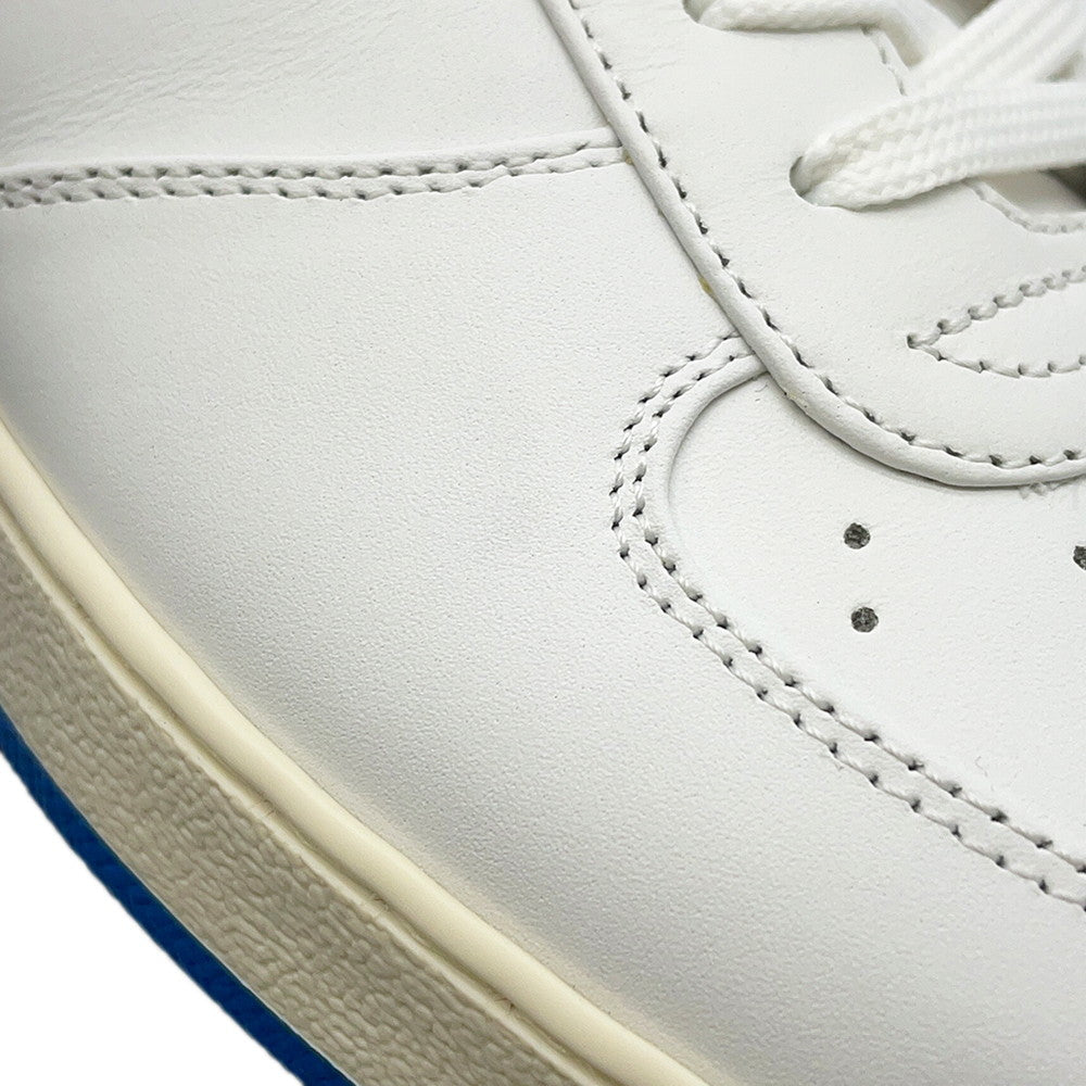 LOUIS VUITTON Rivoli Line Sneakers White/Blue1A5Y0X Leather Size 7