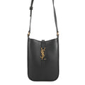 SAINT LAURENT PARIS Mini Vertical Black735214 Leather