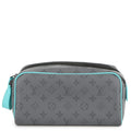 LOUIS VUITTON Dop kit Turquoise/NoirM11482 Monogram Eclipse Reverse
