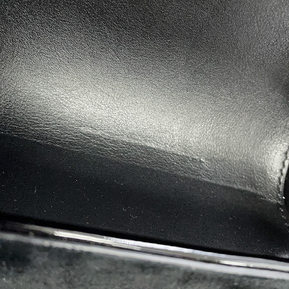 SAINT LAURENT PARIS June Shoulder Bag Black713700AAAWT1000 Patent Leather