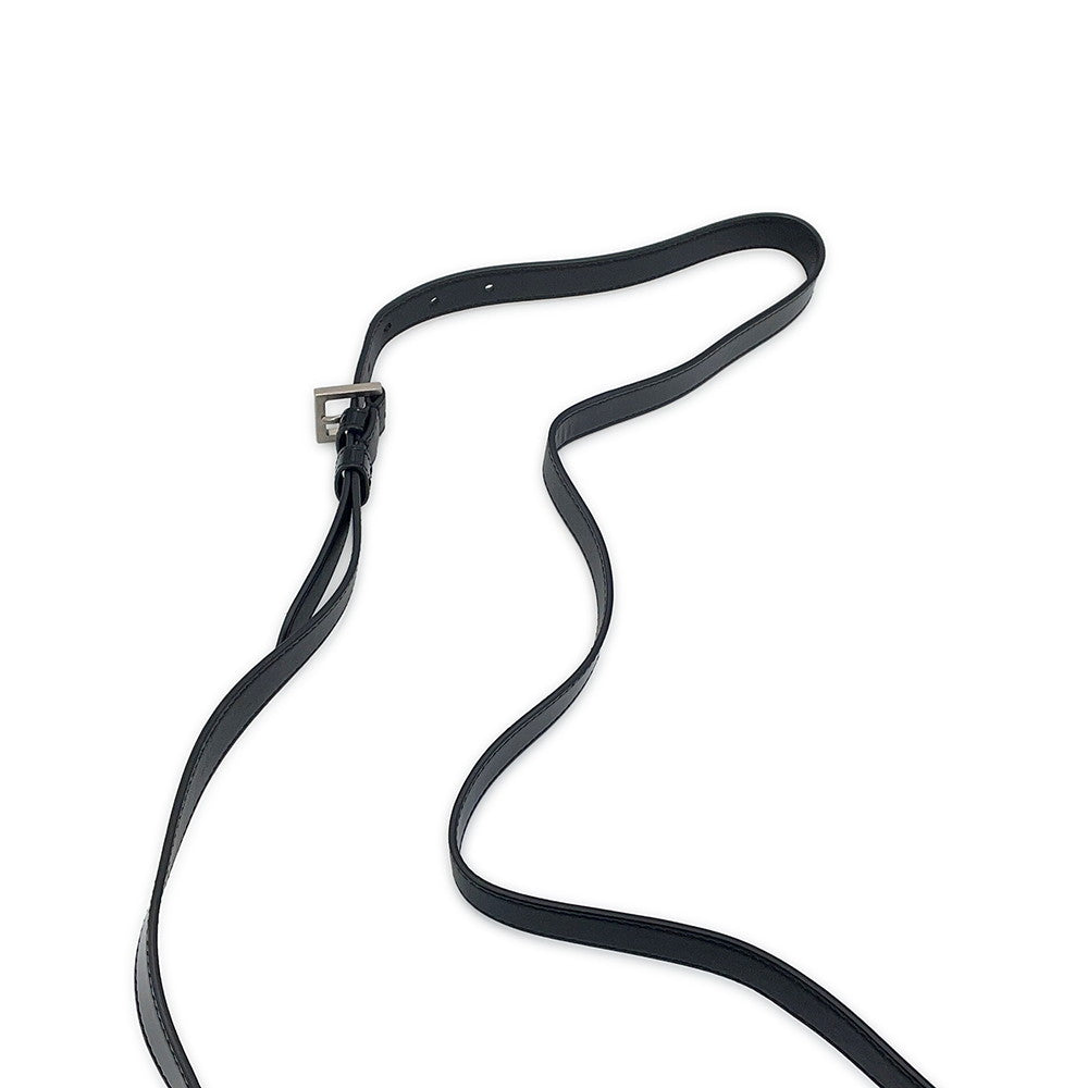 SAINT LAURENT PARIS June Shoulder Bag Black713700AAAWT1000 Patent Leather