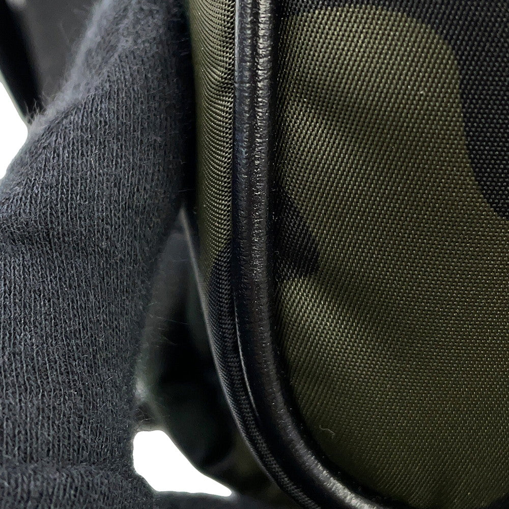 SAINT LAURENT PARIS HUNT Camouflage Backpack Khaki/Black437110 Nylon Leather