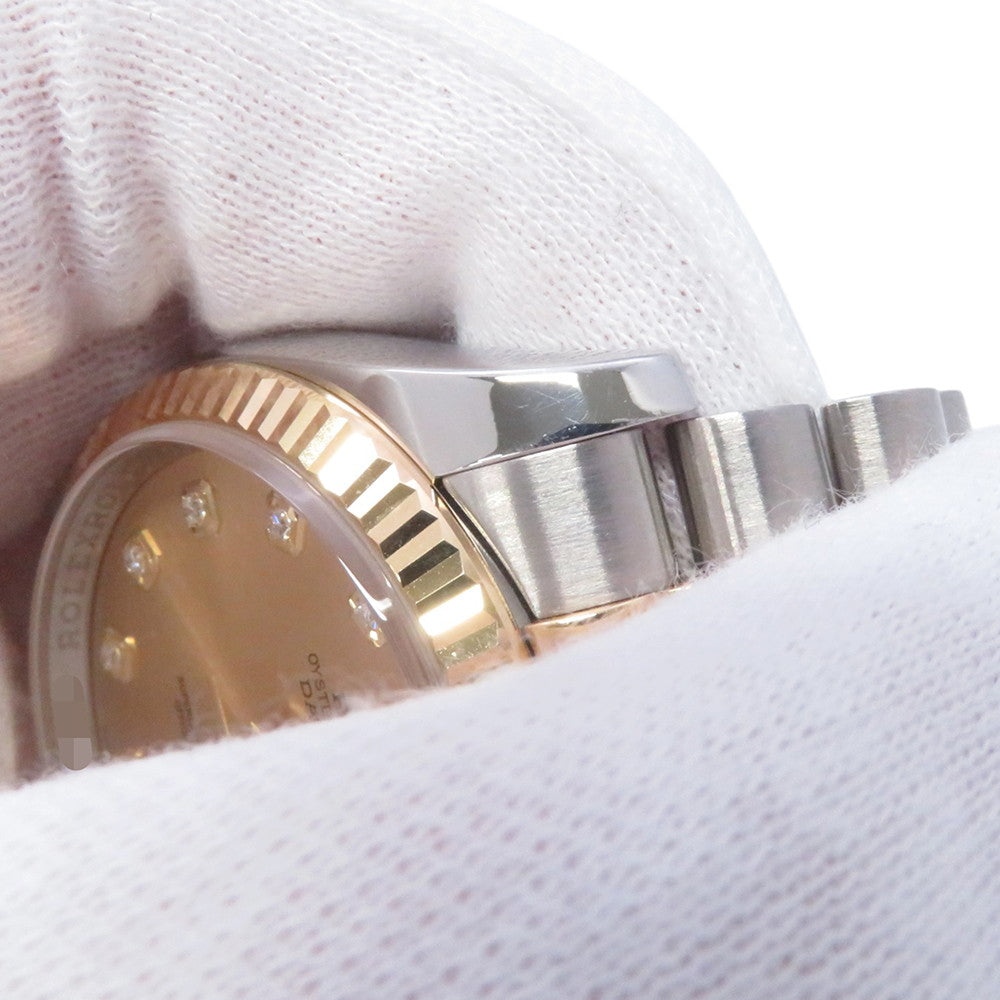 ROLEX Datejust W36mm Stainless Steel 18KYG Champagne Dial116233G