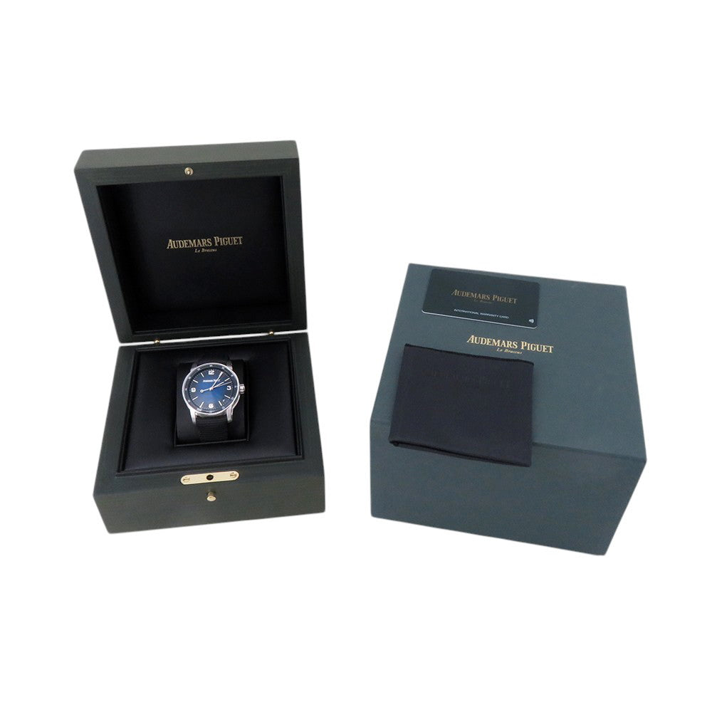 Audemars Piguet CODE 11.59 BY AUDEMARS PIGUET AUTOMATIC W41mm K18WG Rubber SmokeBlue Dial15210BC.OO.A002KB.01