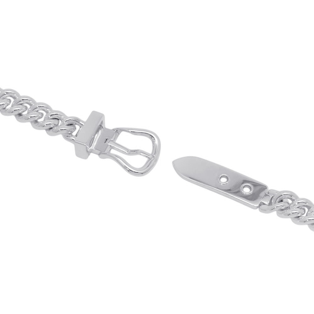 HERMES BoucleSellier Inflexible Necklace Size PM/40 SV925