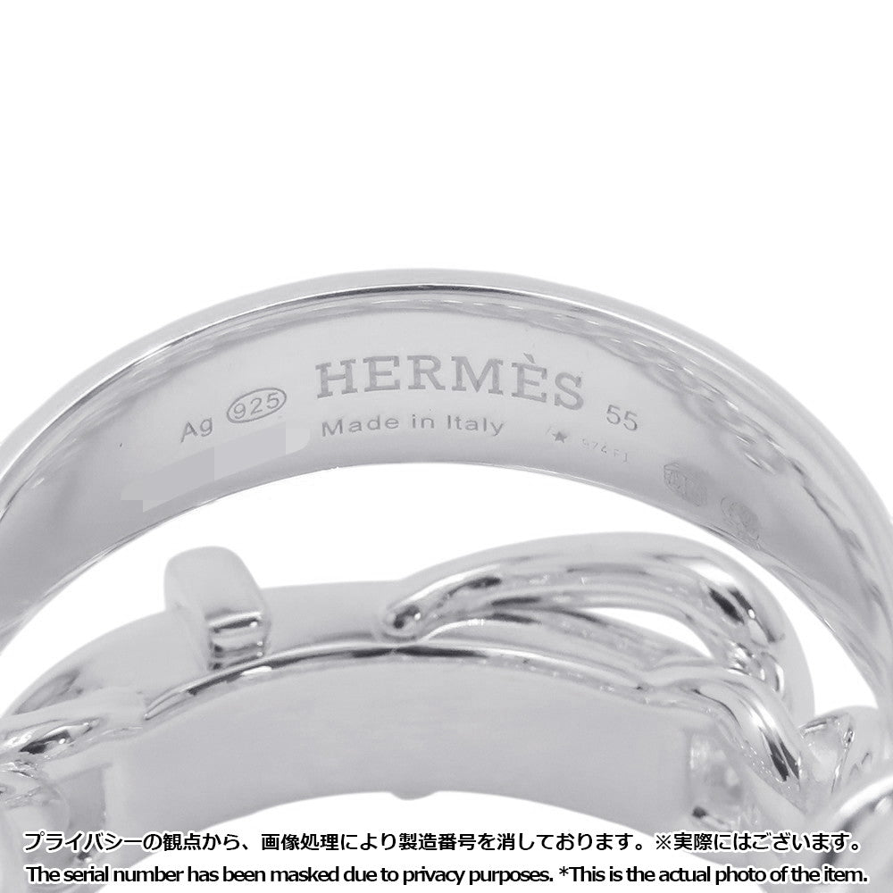 HERMES BoucleSellier Inflexible Ring Size 55/#15 SV925