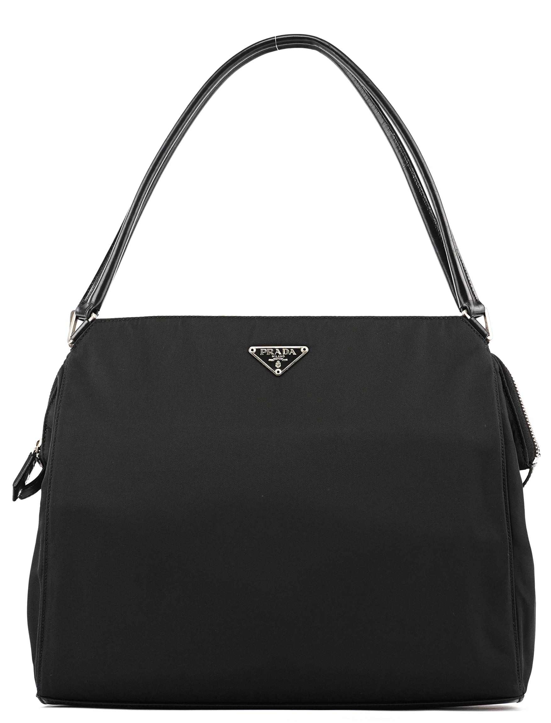 Black Tessuto Chic Nylon Shoulder Bag