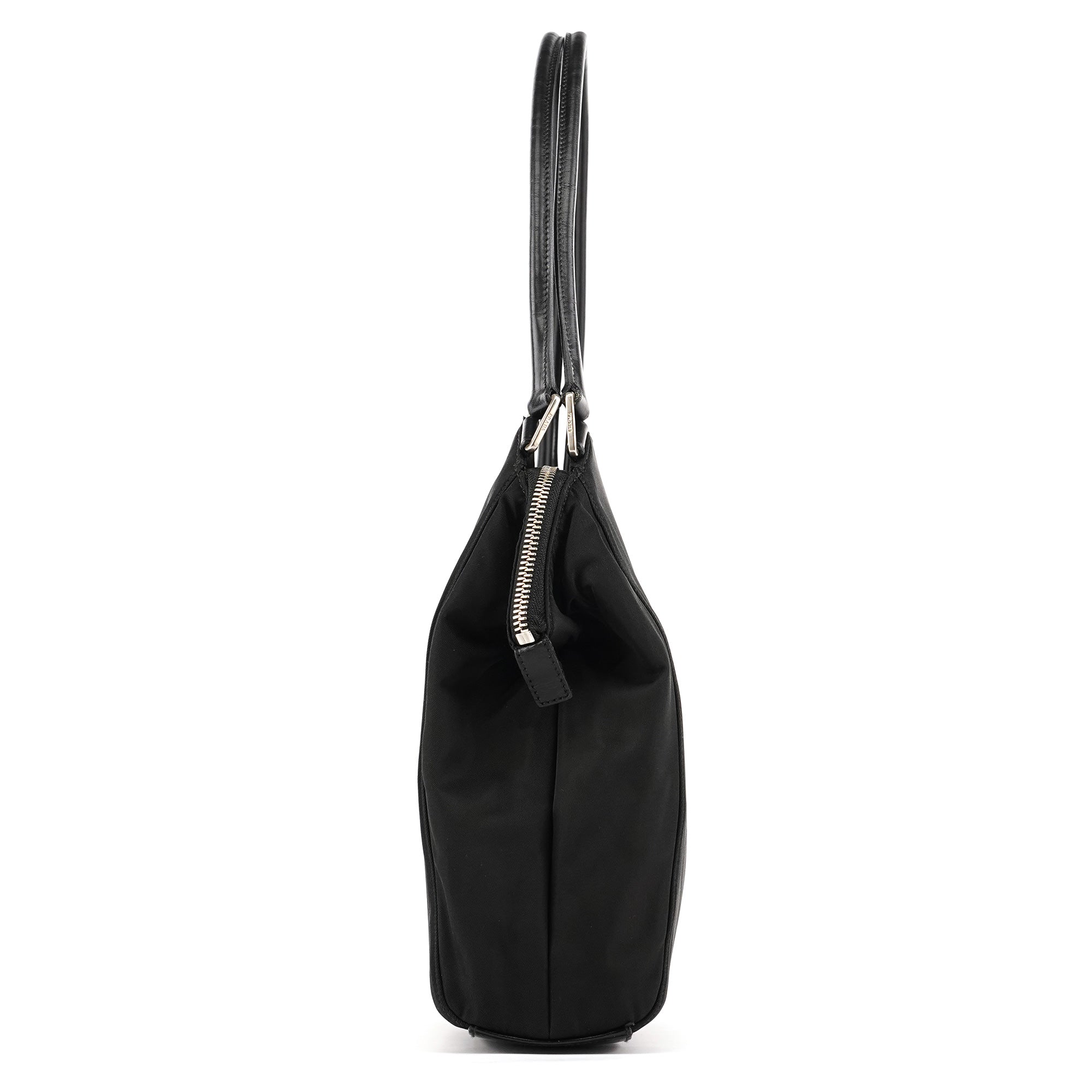 Black Tessuto Chic Nylon Shoulder Bag