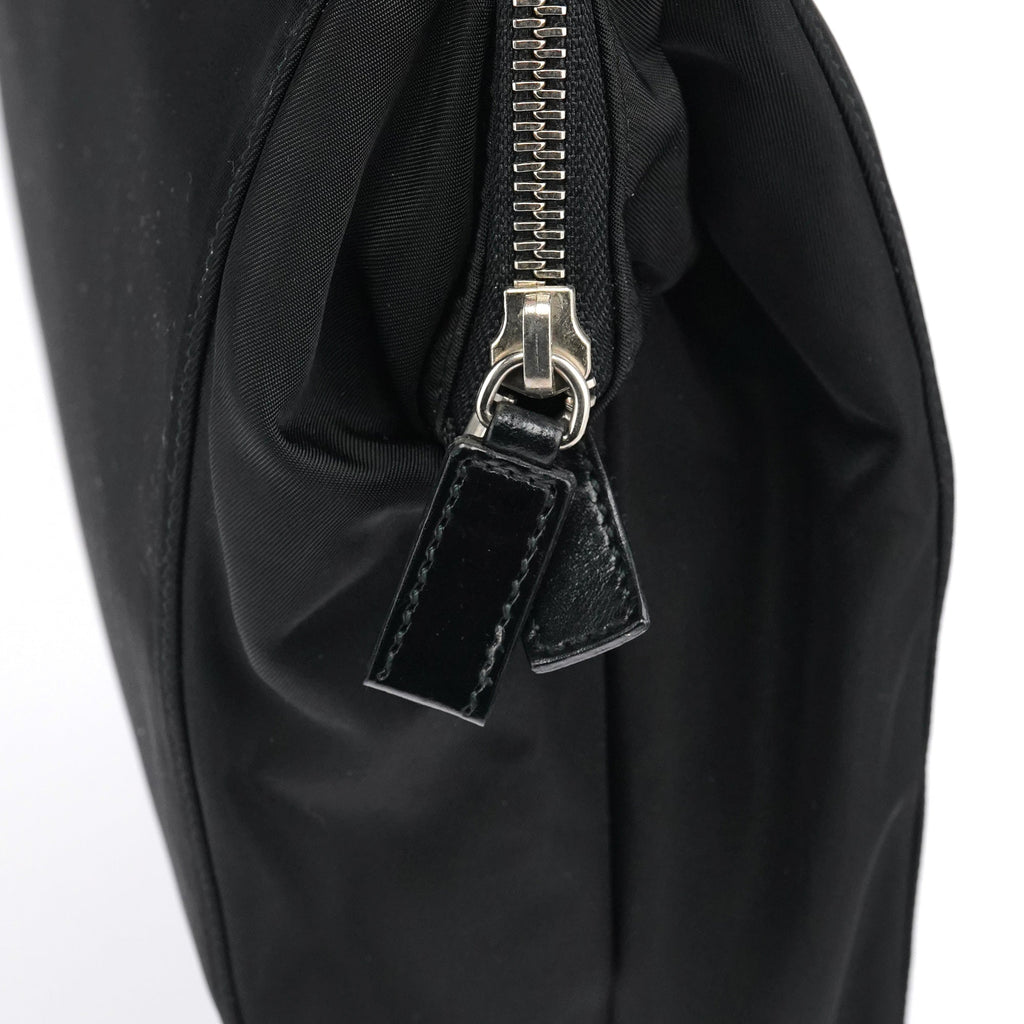 Black Tessuto Chic Nylon Shoulder Bag