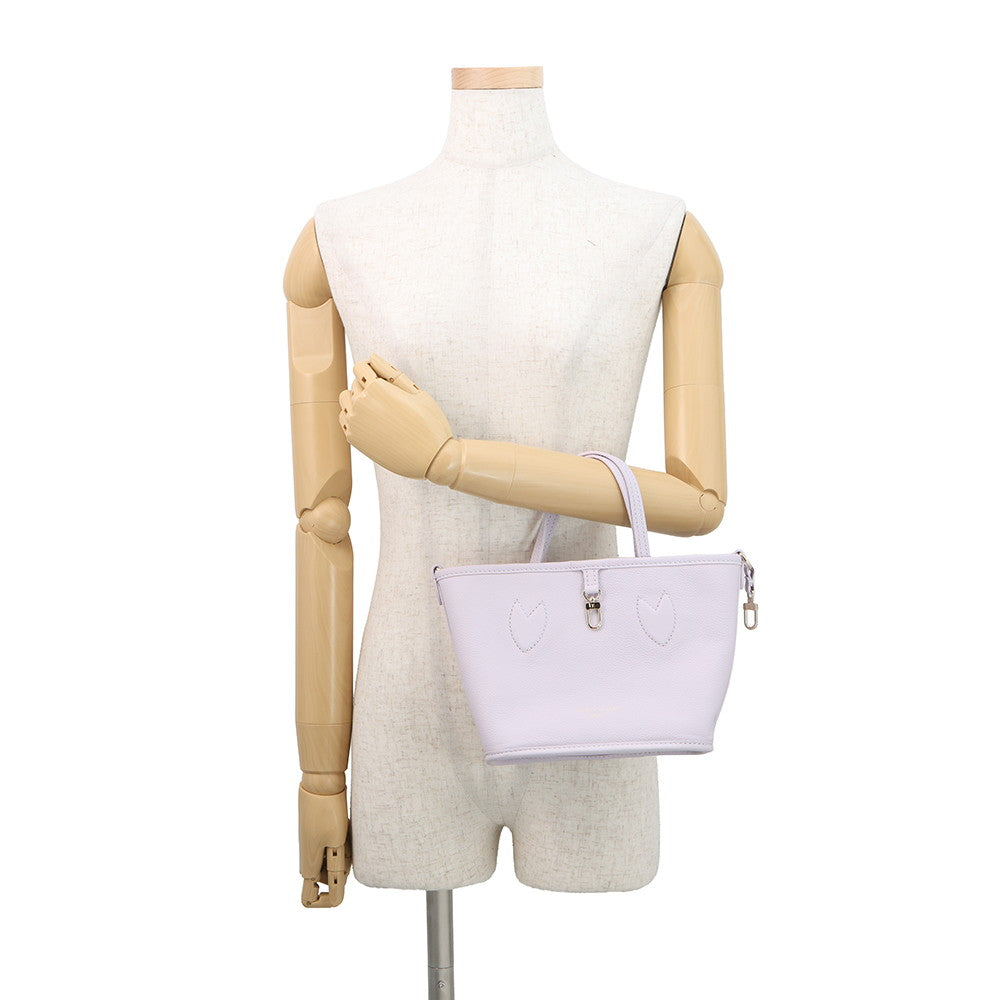 LOUIS VUITTON Neverfull・Inside Out Misty LilacM25656 Monogram Grain Leather Size BB