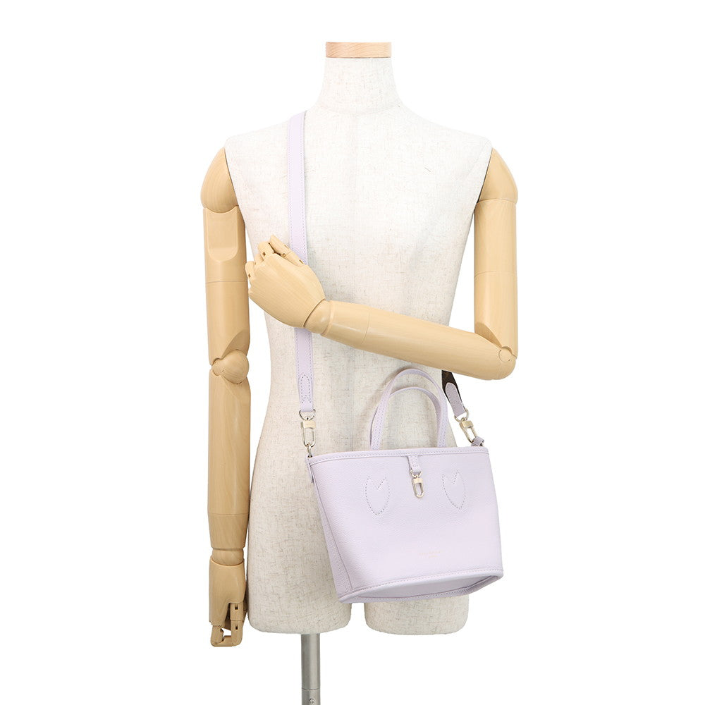 LOUIS VUITTON Neverfull・Inside Out Misty LilacM25656 Monogram Grain Leather Size BB