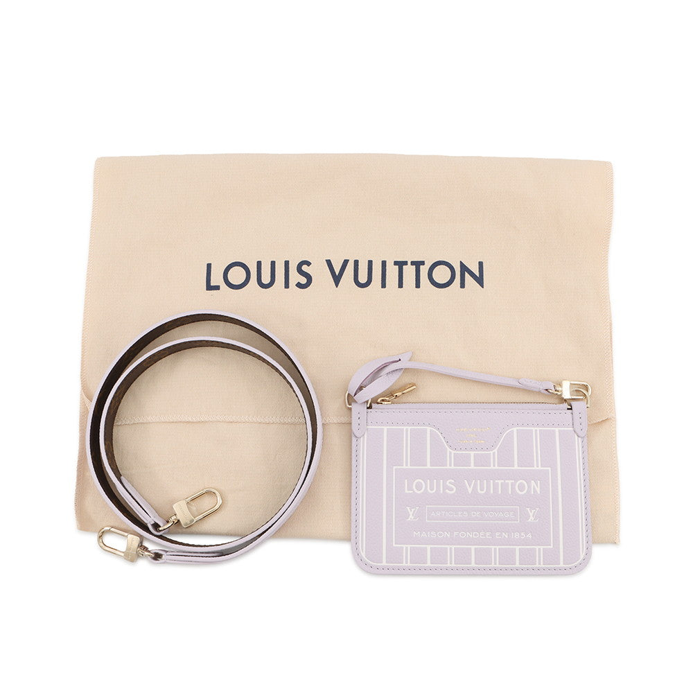 LOUIS VUITTON Neverfull・Inside Out Misty LilacM25656 Monogram Grain Leather Size BB