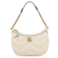 GUCCI GG Marmont ChainShoulder Bag Ivory777263 Leather Size Small