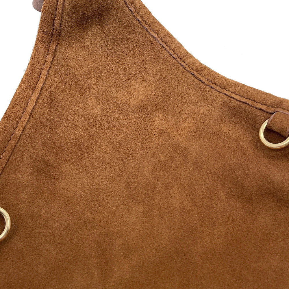 MIUMIU Handbag Brown5BA295 suede
